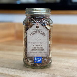 Sacred Cow - Granola, All Natural, 11 oz. Mason Jar